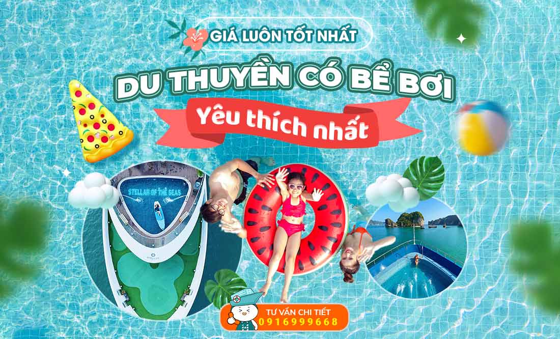 Du Thuyền Hạ Long Có Bể Bơi